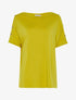 Top ample à manches ajourées - jaune moutarde - 1
