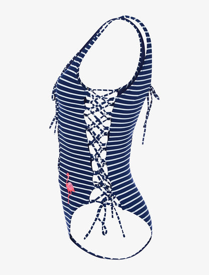 Monokini inspiration marinière - marine - 3