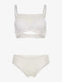 Ensemble SG style brassière en dentelle et culotte - blanc - 1
