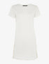 Robe transparente pailletée à bords cloutés - blanc - 3