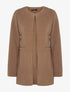 Gilet coupe droite - camel - 3