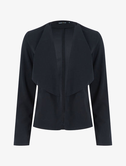 Veste à pans asymétriques - noir - 3