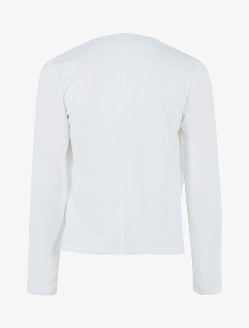 Veste à pans asymétriques - blanc - 2