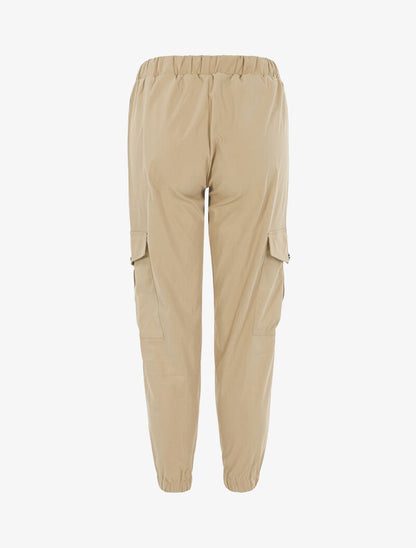 Pantaloni cargo 7/8 - beige