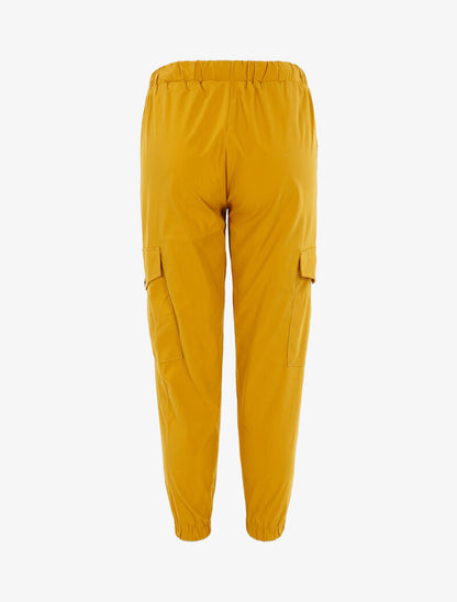 Pantaloni cargo 7/8 - giallo
