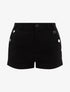 Short à boutons décoratifs - noir - 3
