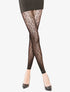 Collants sans pieds à imprimés animal - noir - 1