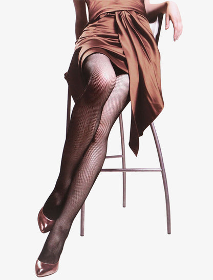 Collants à petites résilles - noir - 1