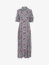 Robe chemise à imprimé floral - violet - 3