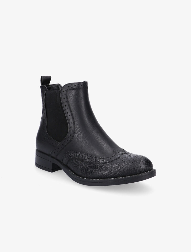 Chelsea boots piquetées - noir - 2