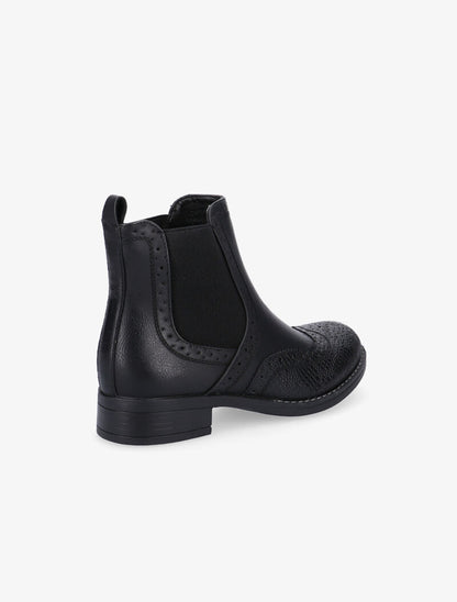 Chelsea boots piquetées - noir - 4