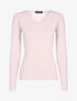 Pull doux à dos brodé - rose orange - 1
