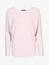 Pull doux à manches ajourées et cloutées - rose orange - 4