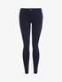 Jean skinny push up - marine - 3