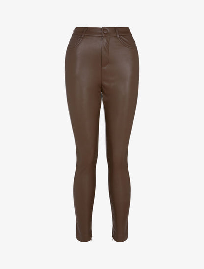 Tregging en simili - marron - 1