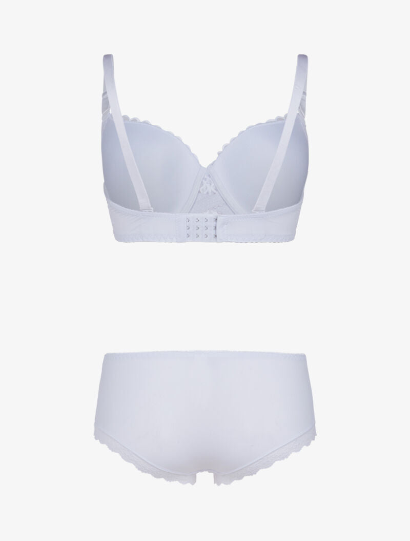 Ensemble à broderie style rosace - blanc - 2