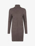 Robe pull à bande centrale tressée - taupe - 3
