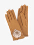 Gants en tissu ornés d&
