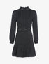 Robe patineuse à bandes crochet - noir - 3