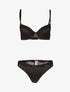 Ensemble push up satiné - noir - 3