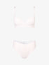 Ensemble push up en dentelle stylisée - blanc - 1