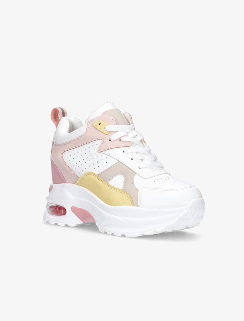 Sneakers compensées à bulle d&