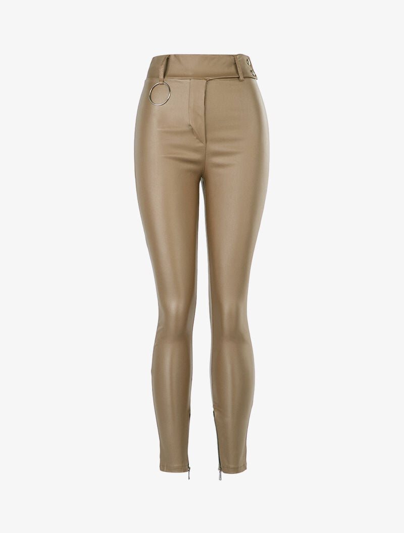 Tregging à anneau décoratif - taupe - 1