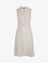 Robe à buste style tailleur - beige - 1