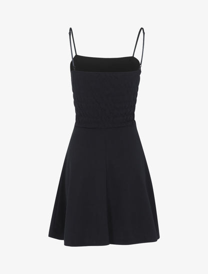 Robe patineuse à détails style marinière - noir - 2