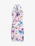 Robe imprimée à bretelles extra longues - rose - 4