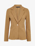 Veste basique unie - camel - 3