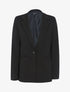 Veste casual unie - noir - 1