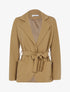 Veste unie casual - camel - 1
