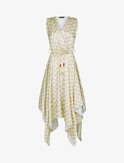 Robe asymétrique à imprimés 70&
