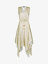 Robe asymétrique à imprimés 70&