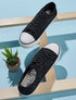 Tennis style crochet et sequins - noir - 1