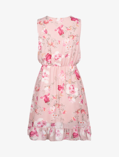Robe portefeuille à imprimé floral - rose - 2