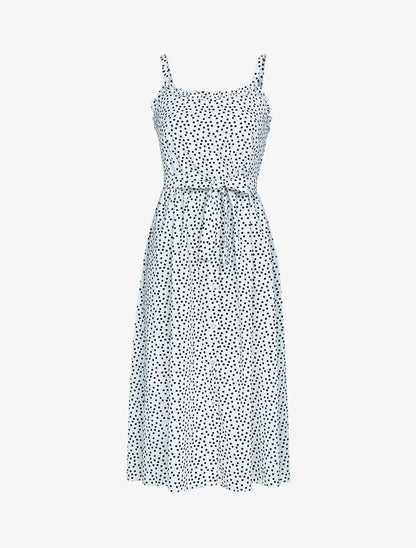 Robe longue à pois - ecru - 2