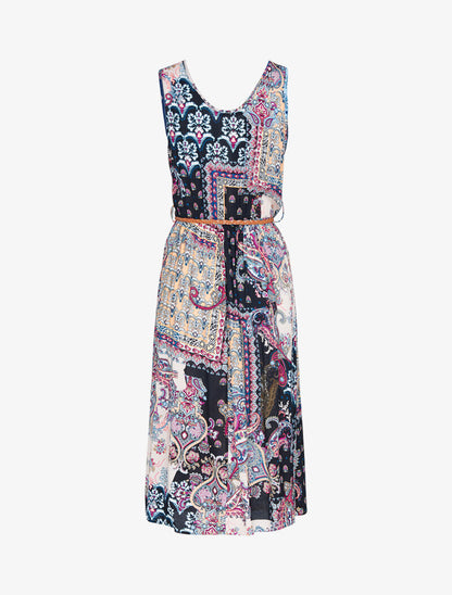 Robe à imprimé cachemire - noir - 3