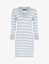Robe à rayures irisées - gris clair - 1