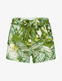 Short extra court à imprimé tropical - kaki - 1