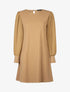 Robe à manches en voile - camel - 3