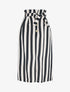 Jupe midi à rayures - noir - 1