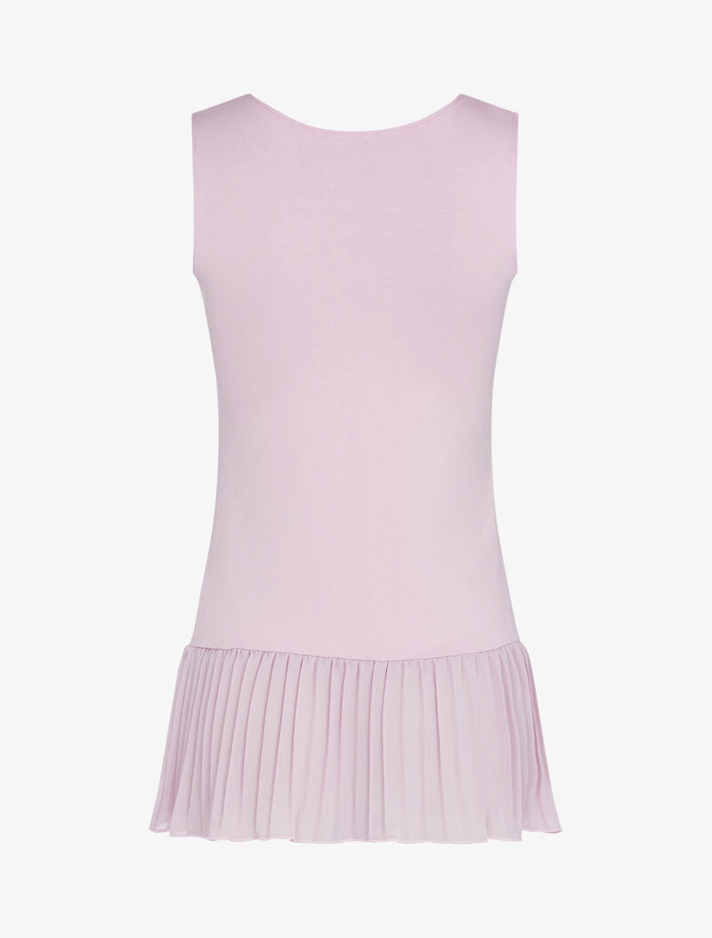 Débardeur à bord gaufré - rose - 2