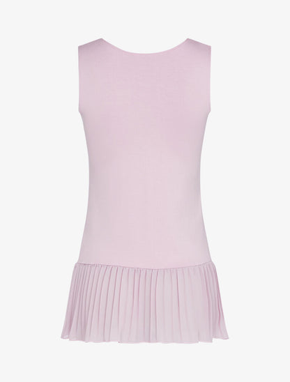 Débardeur à bord gaufré - rose - 2