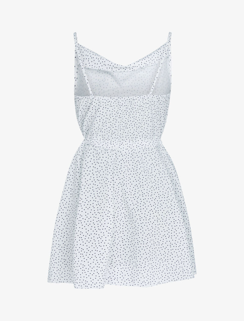 Robe patineuse à pois - ecru - 2
