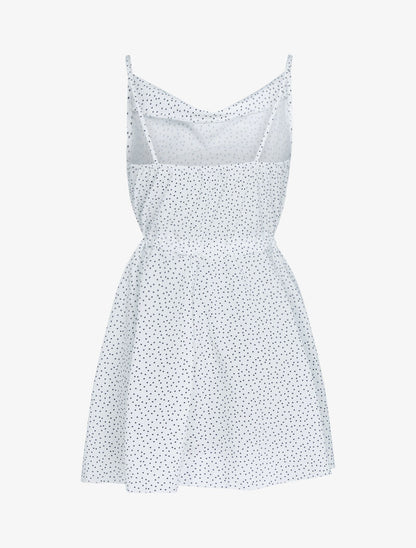 Robe patineuse à pois - ecru - 2