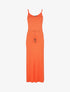 Robe à côtés fendus - orange - 4