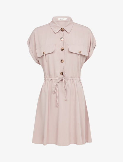 Robe à buste chauve souris - rose - 3