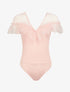 Body en tulle et volants - rose - 1